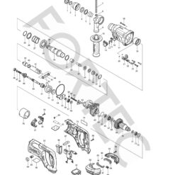 Makita DHR241Z varuosad (1)