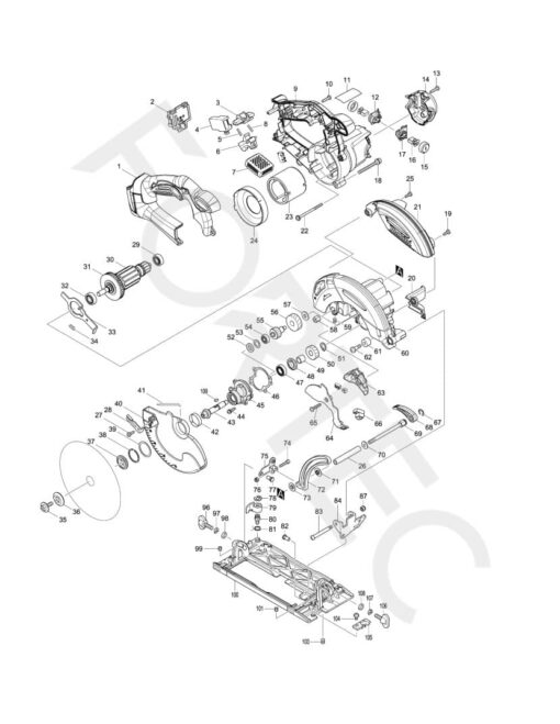 Makita DHS630Z varuosad