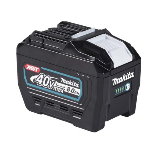 Makita aku 40V 8.0Ah BL4080F Laadimistaseme indikaatoriga 8,0 Ah Li-ion aku. Võimas 40Vmax ja 80Vmax aku sobib kasutamiseks Makita XGT® seeria tööriistadega. Ideaalne suure energiatarbimisega tööriistadele. Laadimisaeg kiirlaadijas 76 minutit.